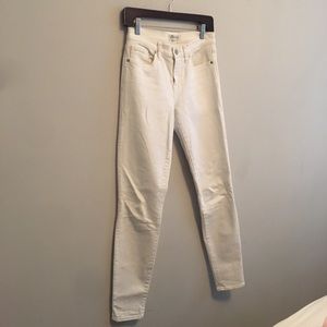 Madewell Skinny Skinny Jeans in White